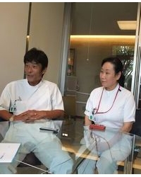 看護部長・原英樹 副院長・中谷茂子