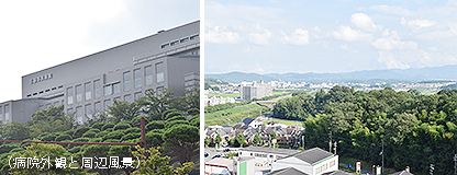 三田市民病院、三田市民病院周辺